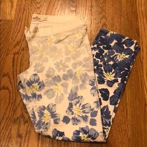 Hollister Floral Gradient Jean